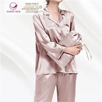 Pijama Seda Mujer Conjunto Largo Verde Diario
