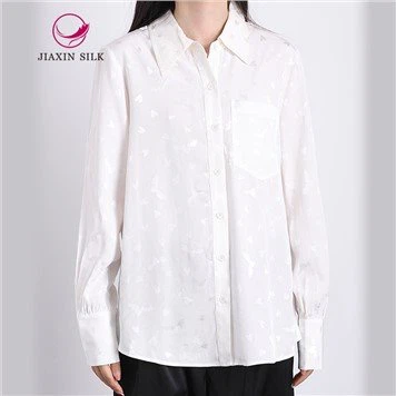 Camisa Mujer Jacquard Tejido Viscosa